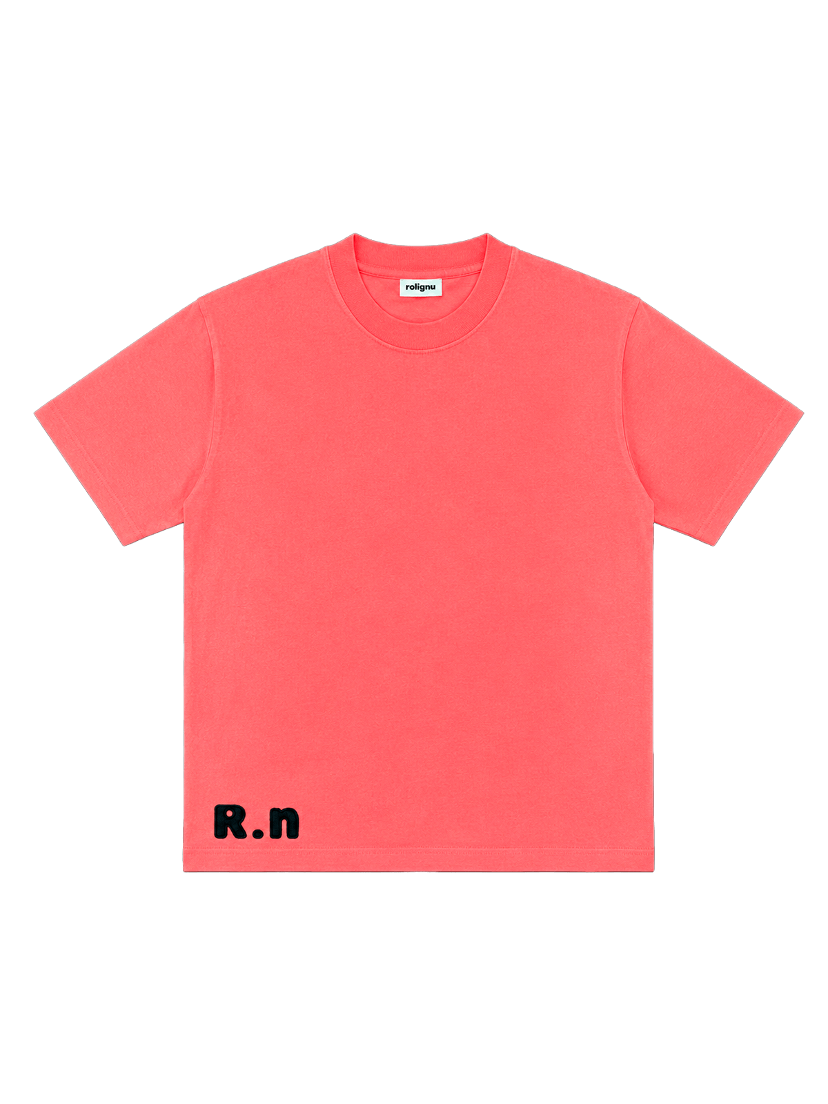 ROLIG NU EMBROIDERY CORAL T-SHIRT